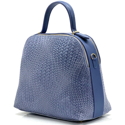 Lisa leather shoulder bag - Made In Italy