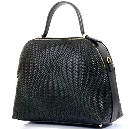Lisa leather shoulder bag - Made In Italy