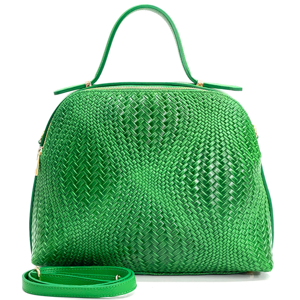 Lisa leather shoulder bag - Made In Italy