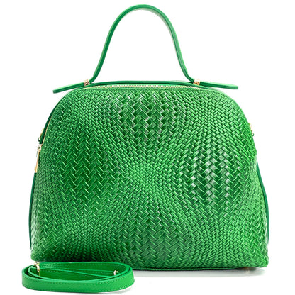Lisa leather shoulder bag - Made In Italy