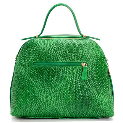Lisa leather shoulder bag - Made In Italy