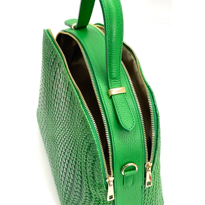 Lisa leather shoulder bag - Made In Italy