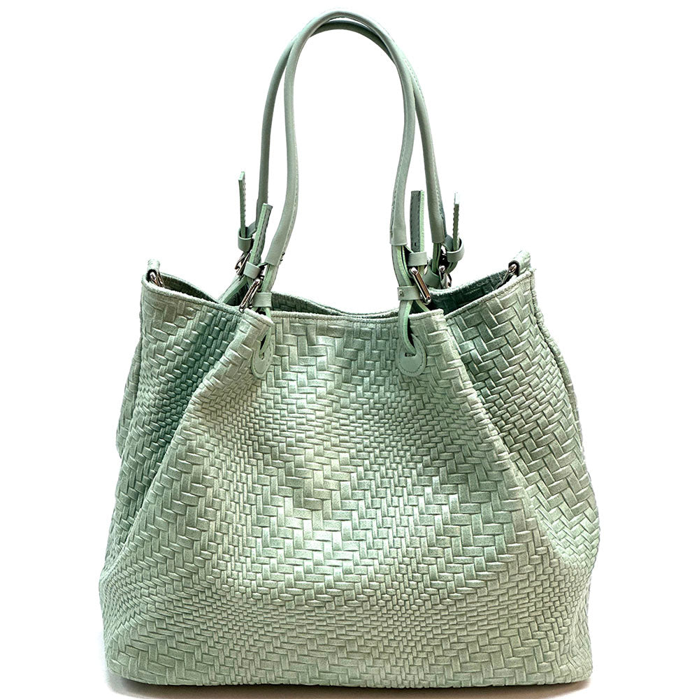 Debora S Leather Shoulder Bag - Made In Italy