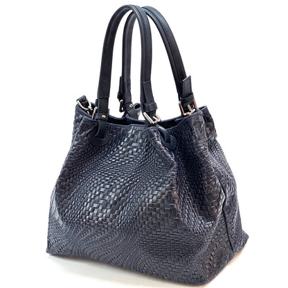 Debora S Leather Shoulder Bag - Made In Italy