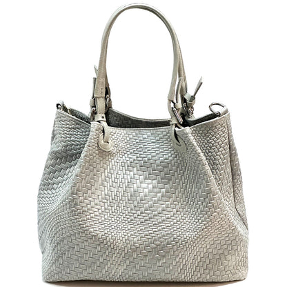 Debora S Leather Shoulder Bag - Made In Italy