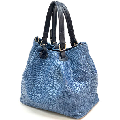Debora S Leather Shoulder Bag - Made In Italy