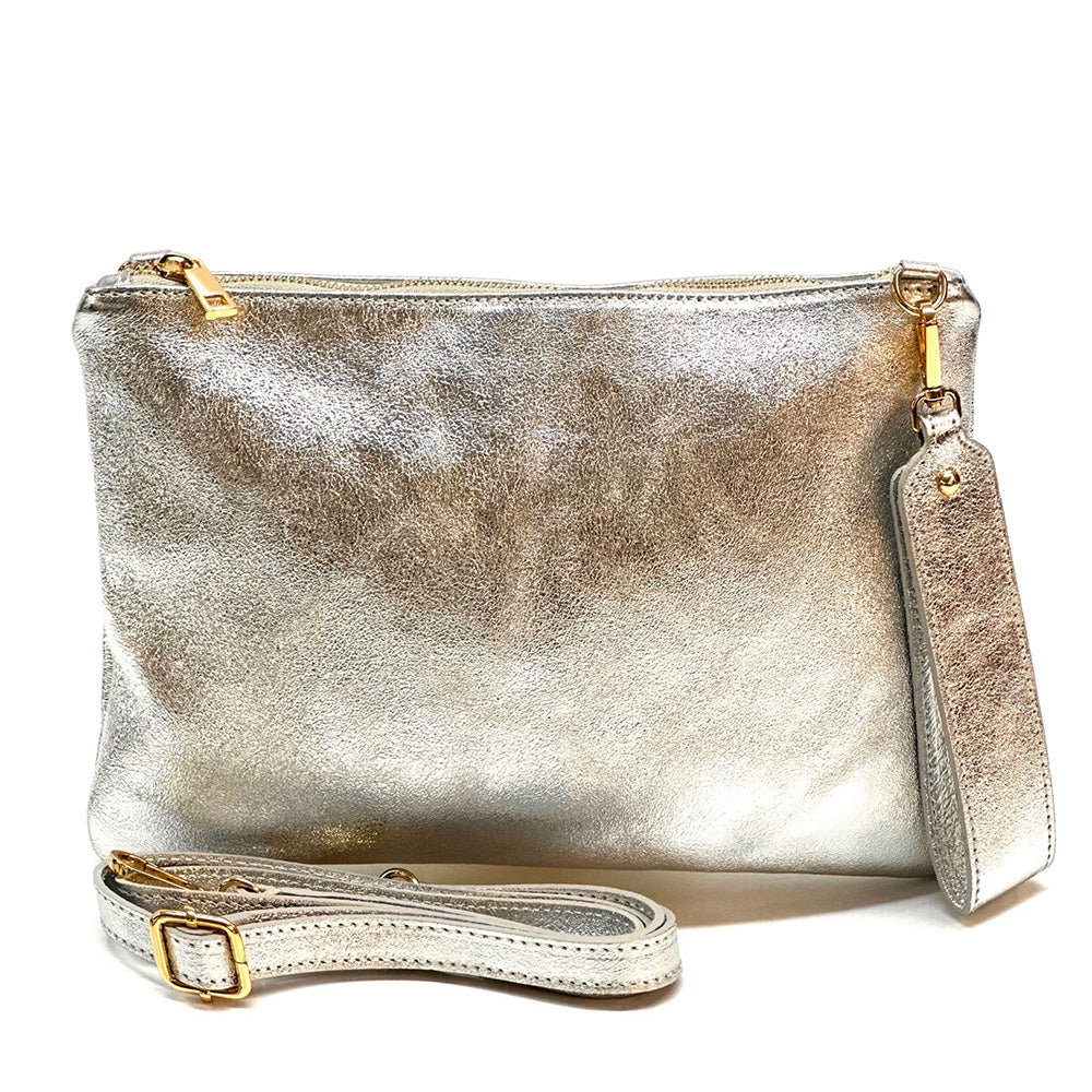 Alba Italian Leather Pochette - Made In Italy