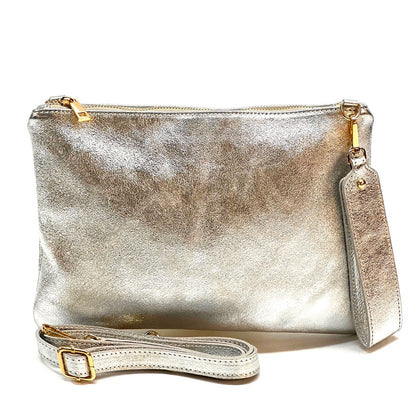 Alba Italian Leather Pochette - Made In Italy