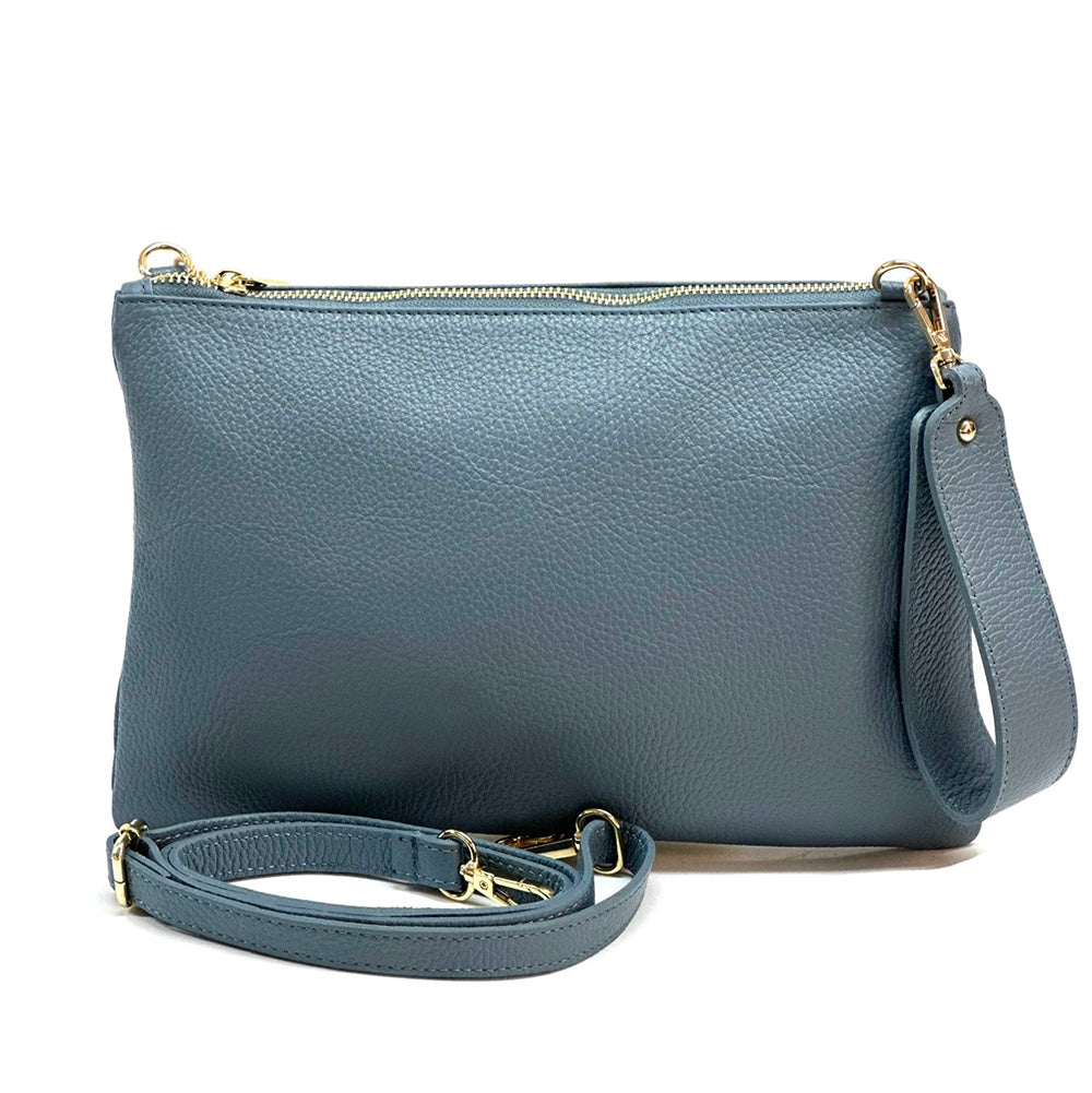 Alba Italian Leather Pochette - Made In Italy