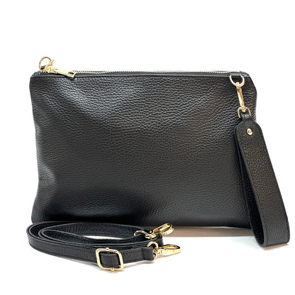 Alba Italian Leather Pochette - Made In Italy