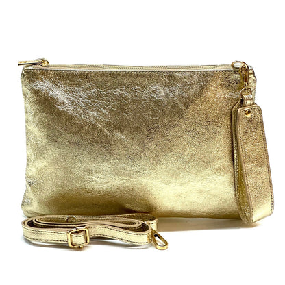 Alba Italian Leather Pochette - Made In Italy