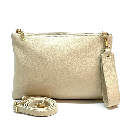 Alba Italian Leather Pochette - Made In Italy