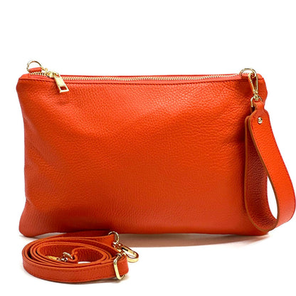 Alba Italian Leather Pochette - Made In Italy