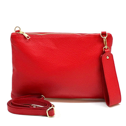 Alba Italian Leather Pochette - Made In Italy