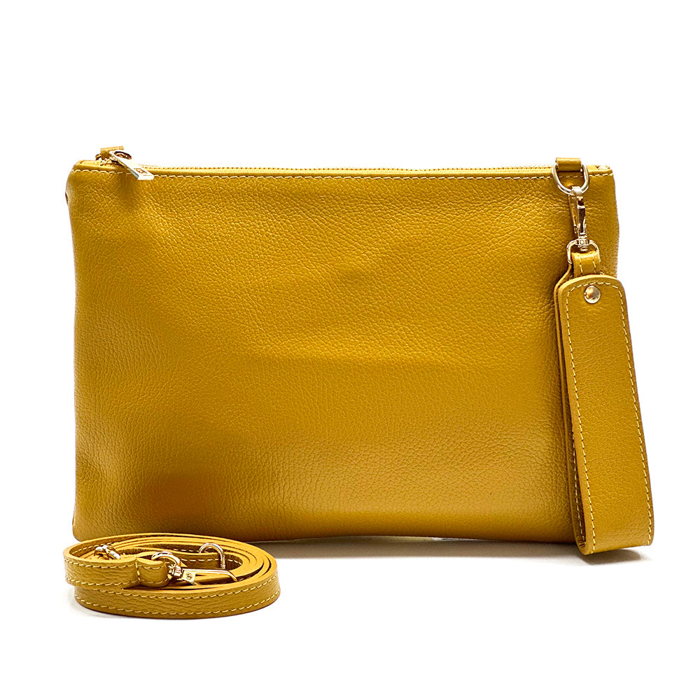 Alba Italian Leather Pochette - Made In Italy