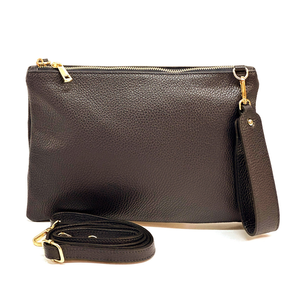 Alba Italian Leather Pochette - Made In Italy