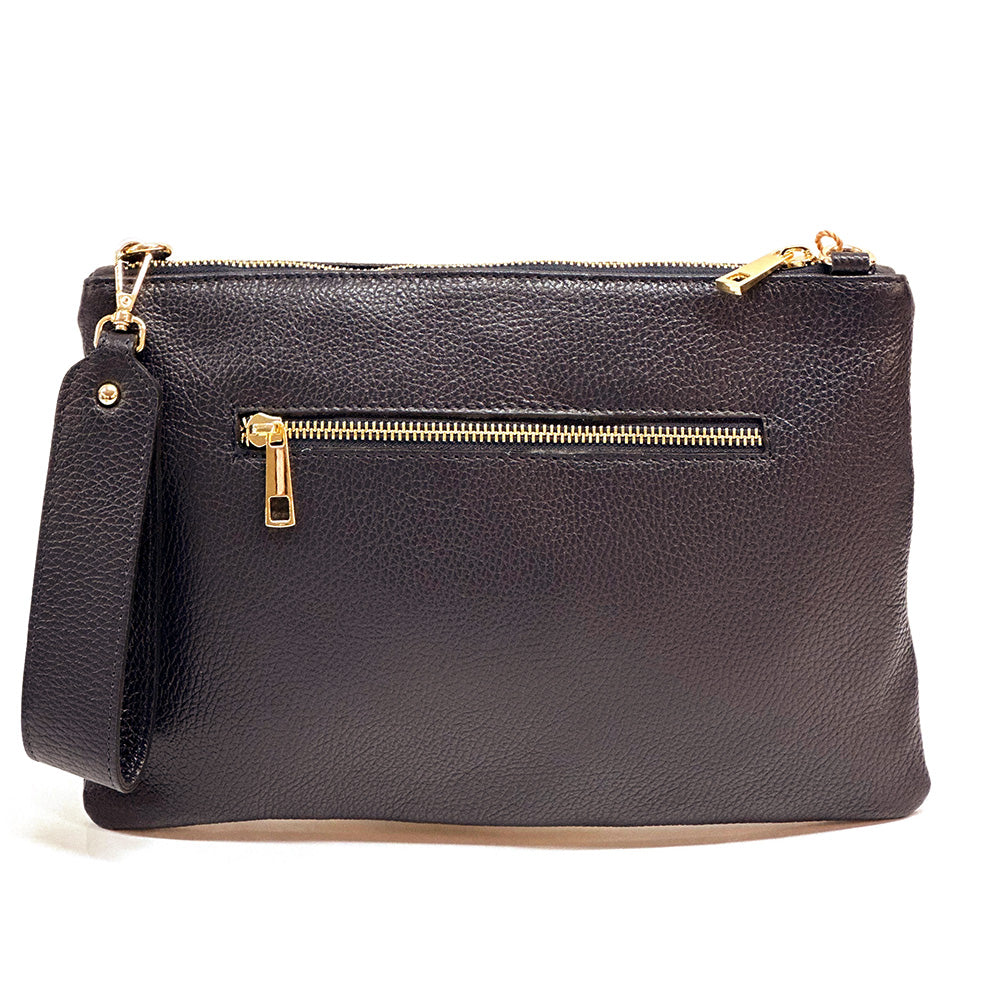 Alba Italian Leather Pochette - Made In Italy