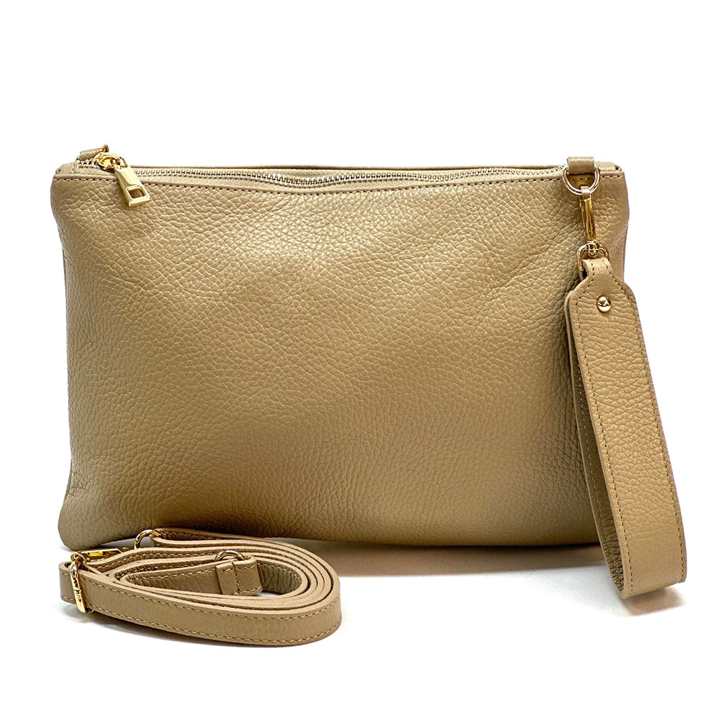 Alba Italian Leather Pochette - Made In Italy