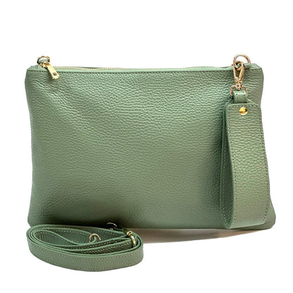 Alba Italian Leather Pochette - Made In Italy