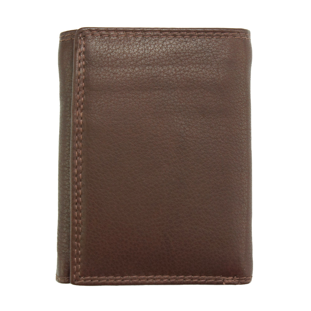 Valter Premium Italian Trifold Leather Wallet - Made In Italy