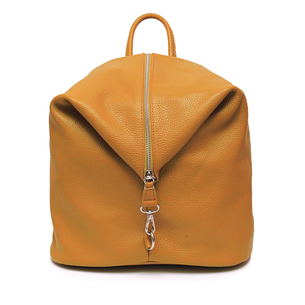 Carolina Soft Leather Backpack - Made In Italy