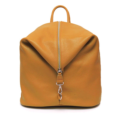 Carolina Soft Leather Backpack - Made In Italy