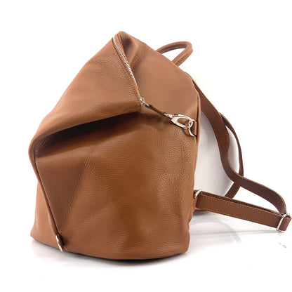 Carolina Soft Leather Backpack - Made In Italy