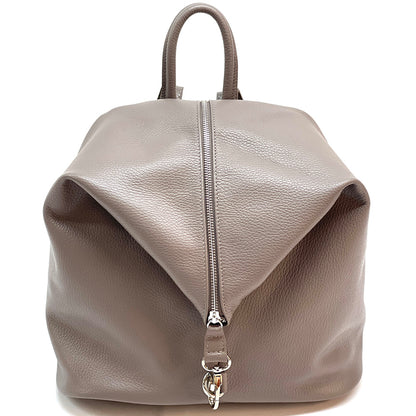 Carolina Soft Leather Backpack - Made In Italy