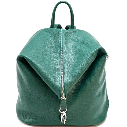 Carolina Soft Leather Backpack - Made In Italy