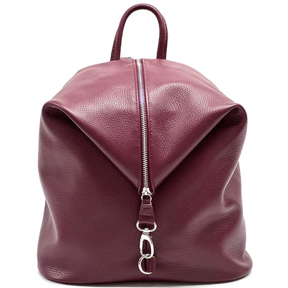Carolina Soft Leather Backpack - Made In Italy