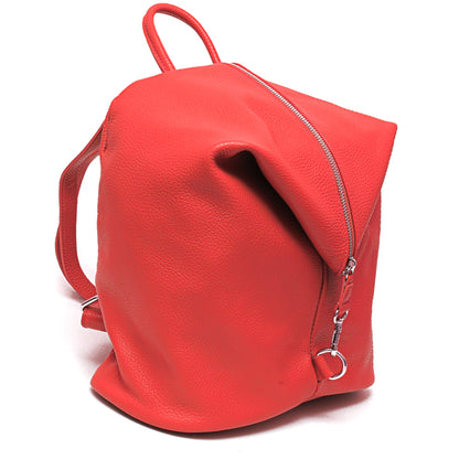 Carolina Soft Leather Backpack - Made In Italy