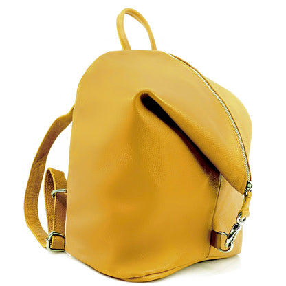 Carolina Soft Leather Backpack - Made In Italy