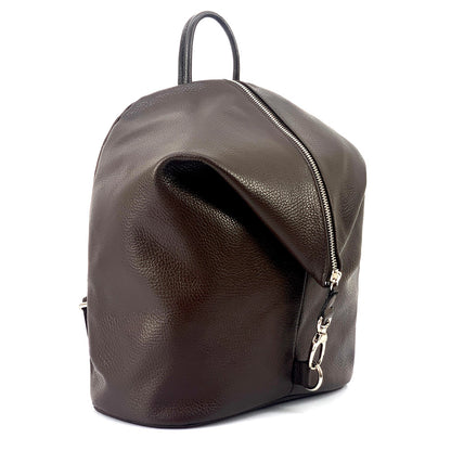 Carolina Soft Leather Backpack - Made In Italy