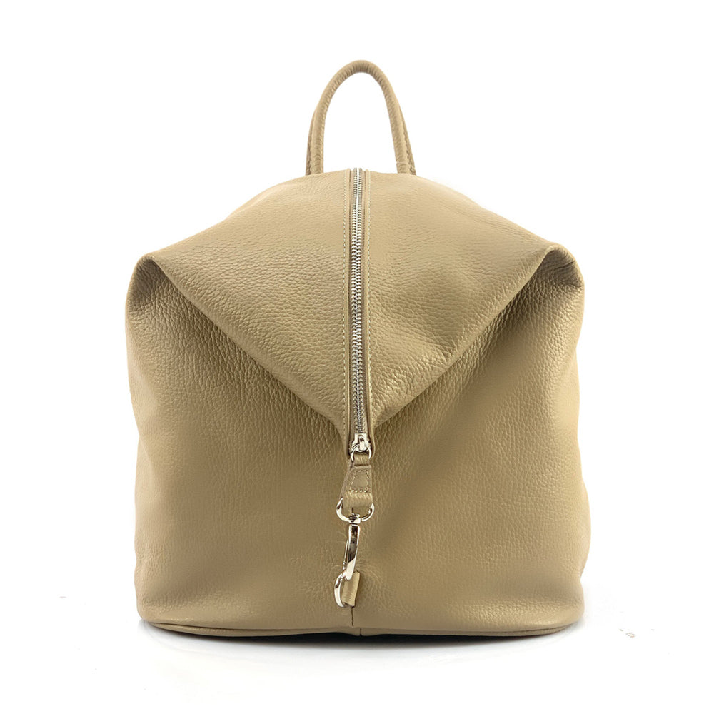 Carolina Soft Leather Backpack - Made In Italy