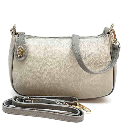 Sophia Classic cow Leather Bag - Made In Italy