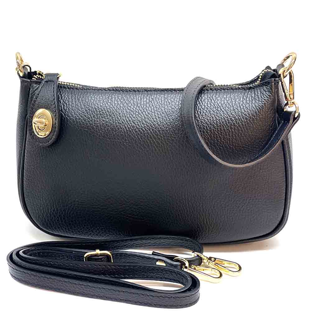 Sophia Classic cow Leather Bag - Made In Italy