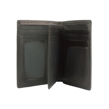 Wallet Alfio in vintage leather - Made In Italy