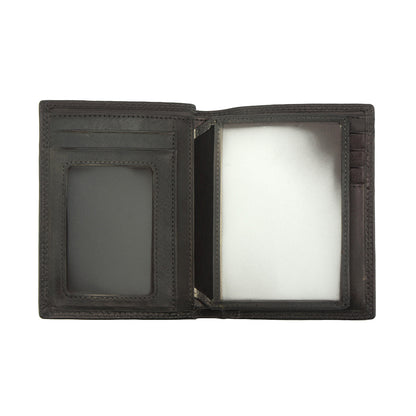 Wallet Alfio in vintage leather - Made In Italy