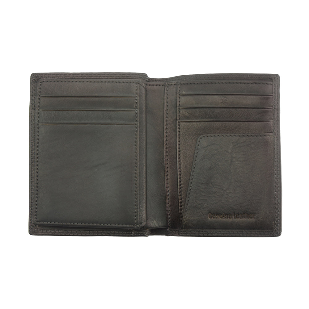Wallet Alfio in vintage leather - Made In Italy