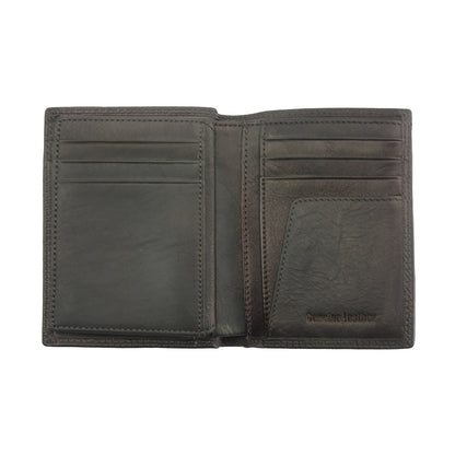 Wallet Alfio in vintage leather - Made In Italy