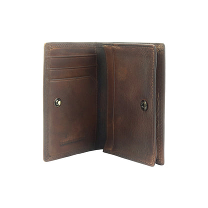 Roviero Vintage Leather Card Wallet - Made In Italy