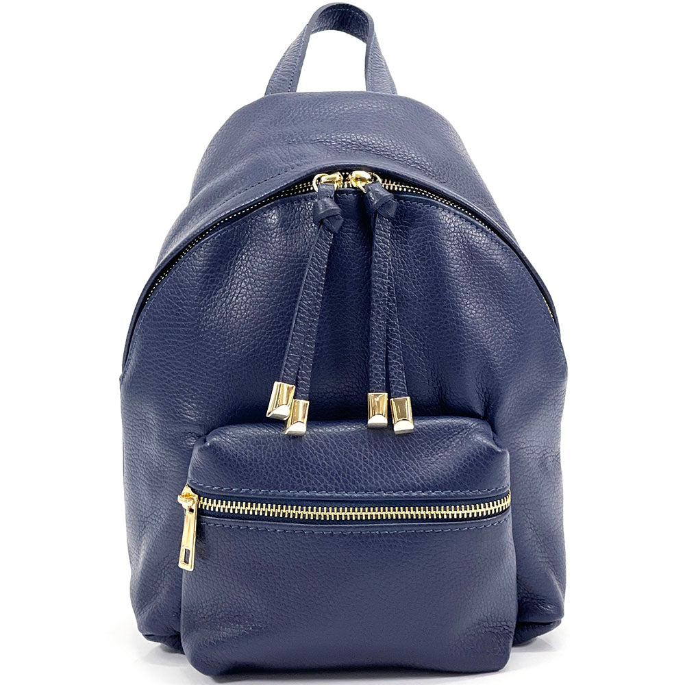Harper leather backpack - Made In Italy
