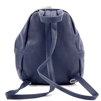 Harper leather backpack - Made In Italy