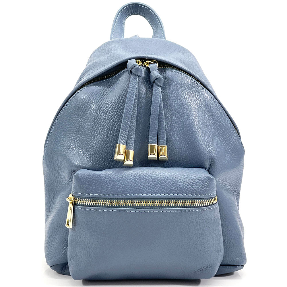 Harper leather backpack - Made In Italy