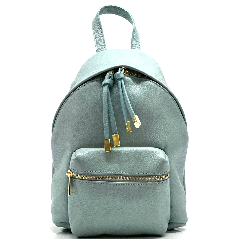 Harper leather backpack - Made In Italy