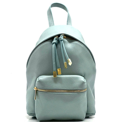 Harper leather backpack - Made In Italy