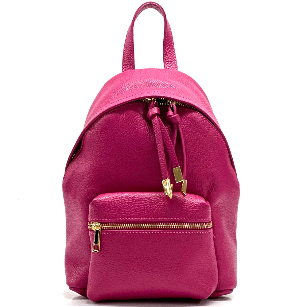 Harper leather backpack - Made In Italy