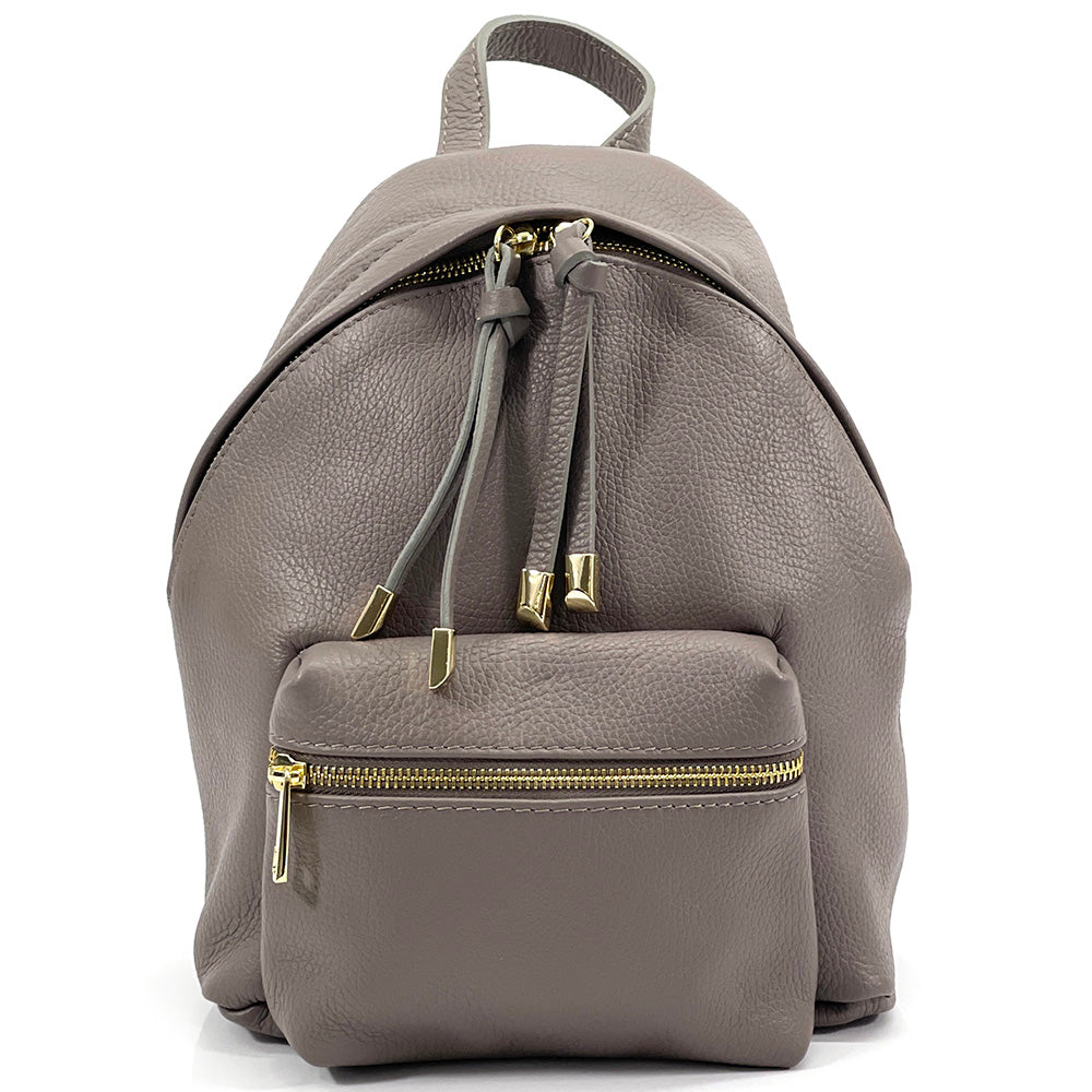 Harper leather backpack - Made In Italy