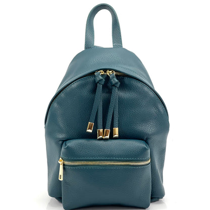 Harper leather backpack - Made In Italy