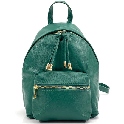 Harper leather backpack - Made In Italy